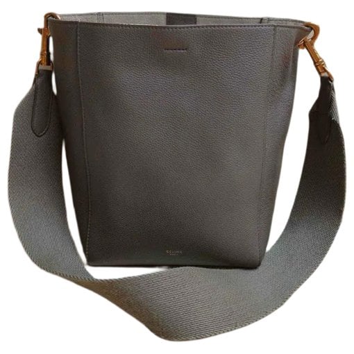 Seau Sangle leather handbag