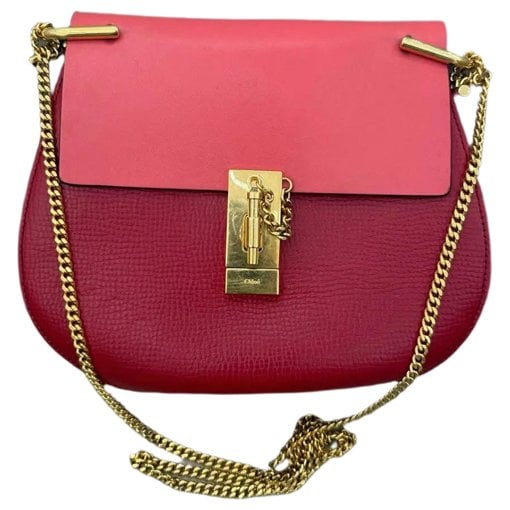 Drew leather handbag