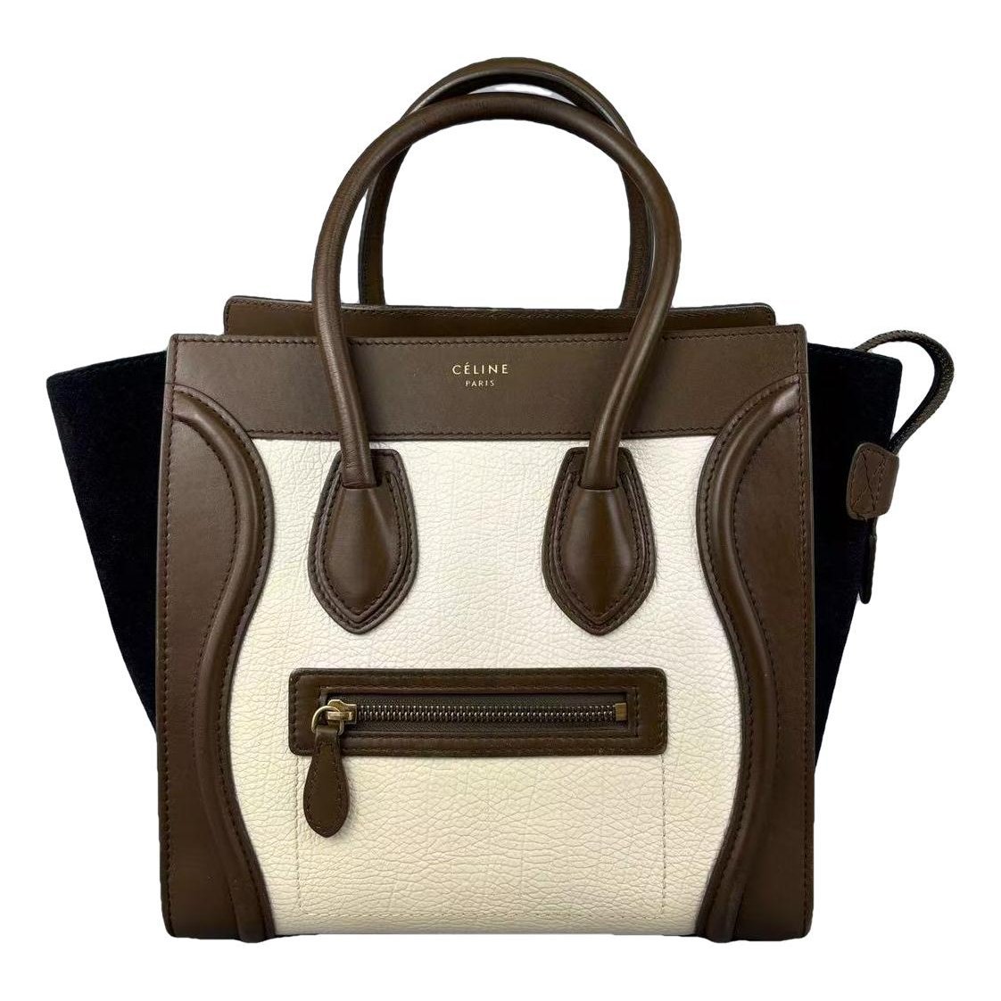 Nano Luggage leather handbag