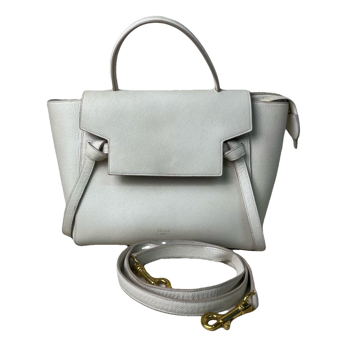 Belt leather handbag