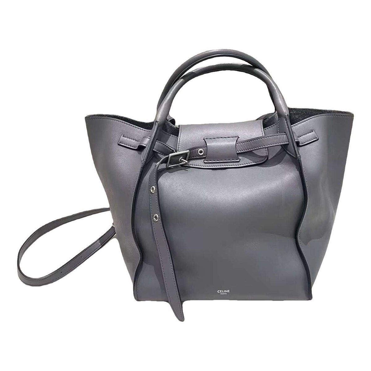 Big Bag leather handbag