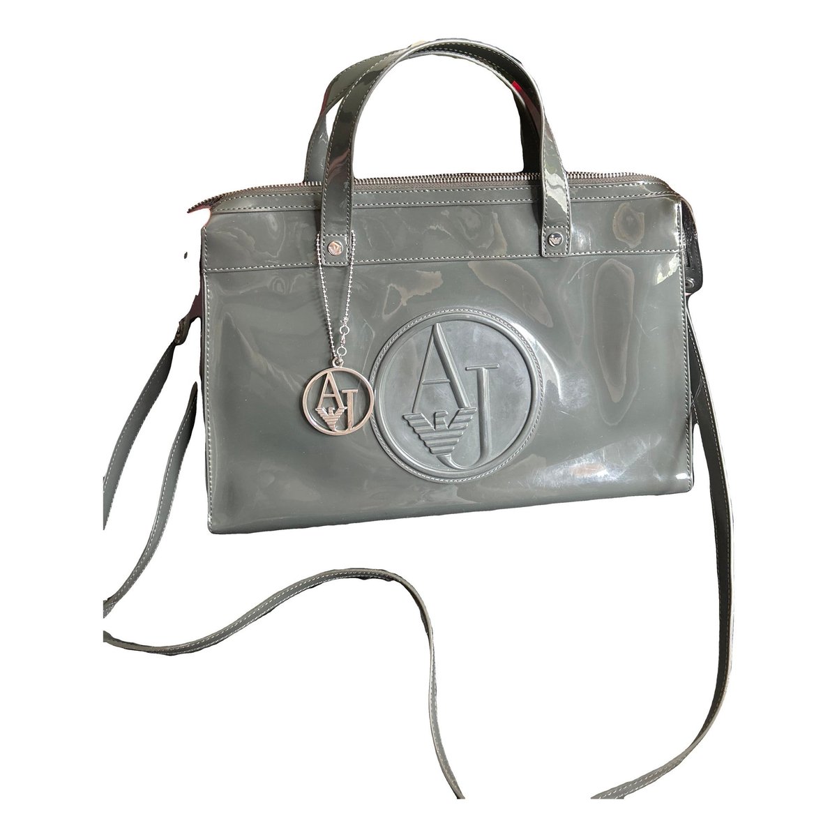 Patent leather crossbody bag