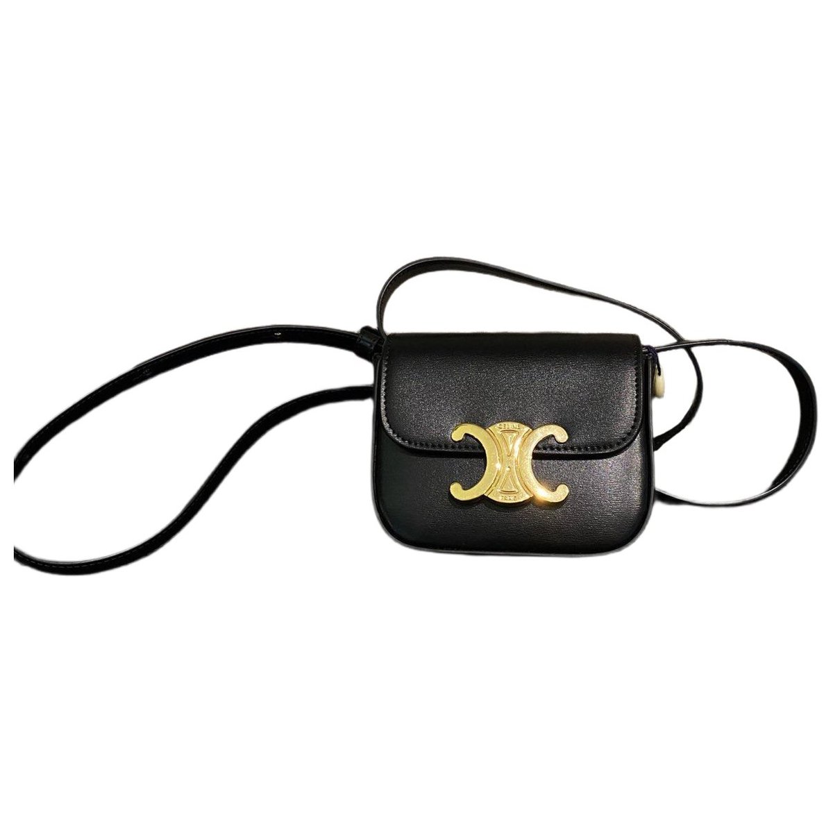 Triomphe leather handbag