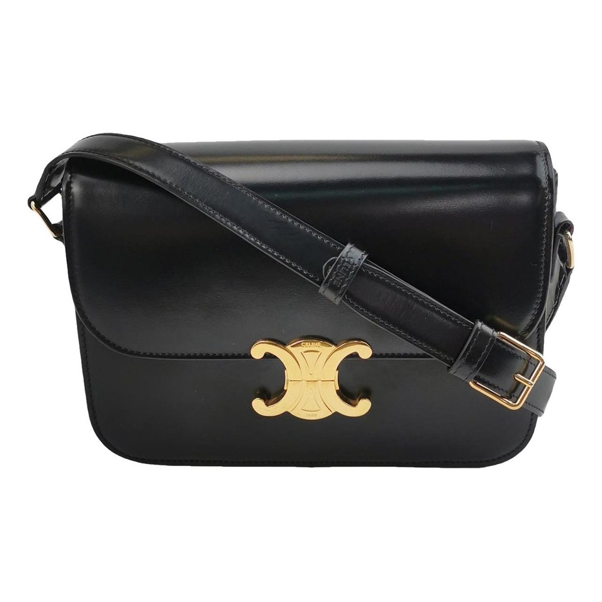 Triomphe leather handbag