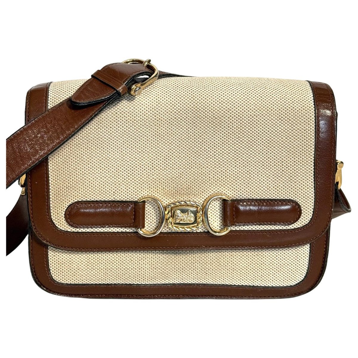 Triomphe leather handbag