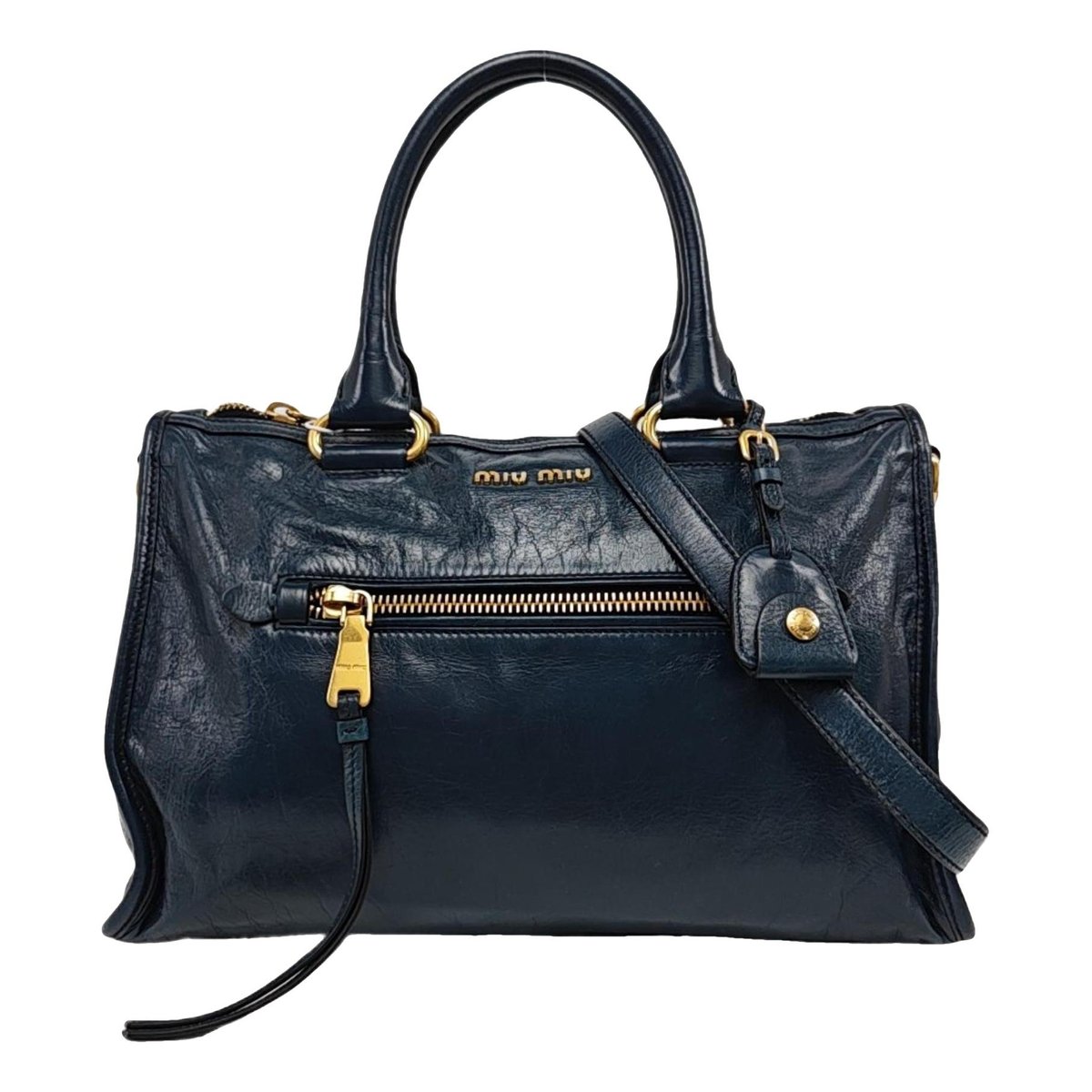 Vitello leather crossbody bag