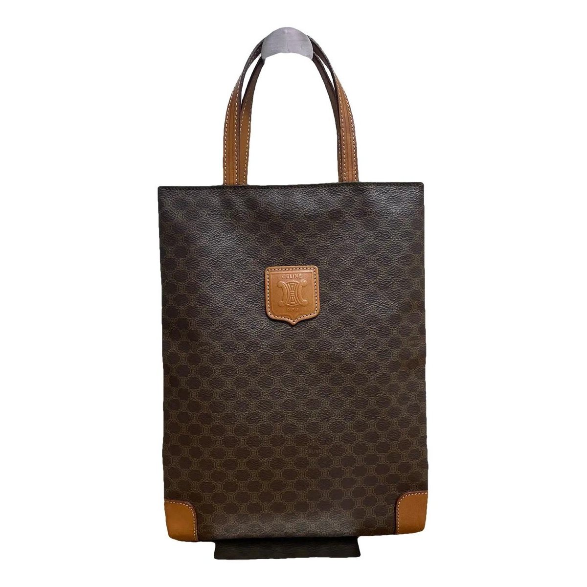 Cabas Vertical vinyl handbag