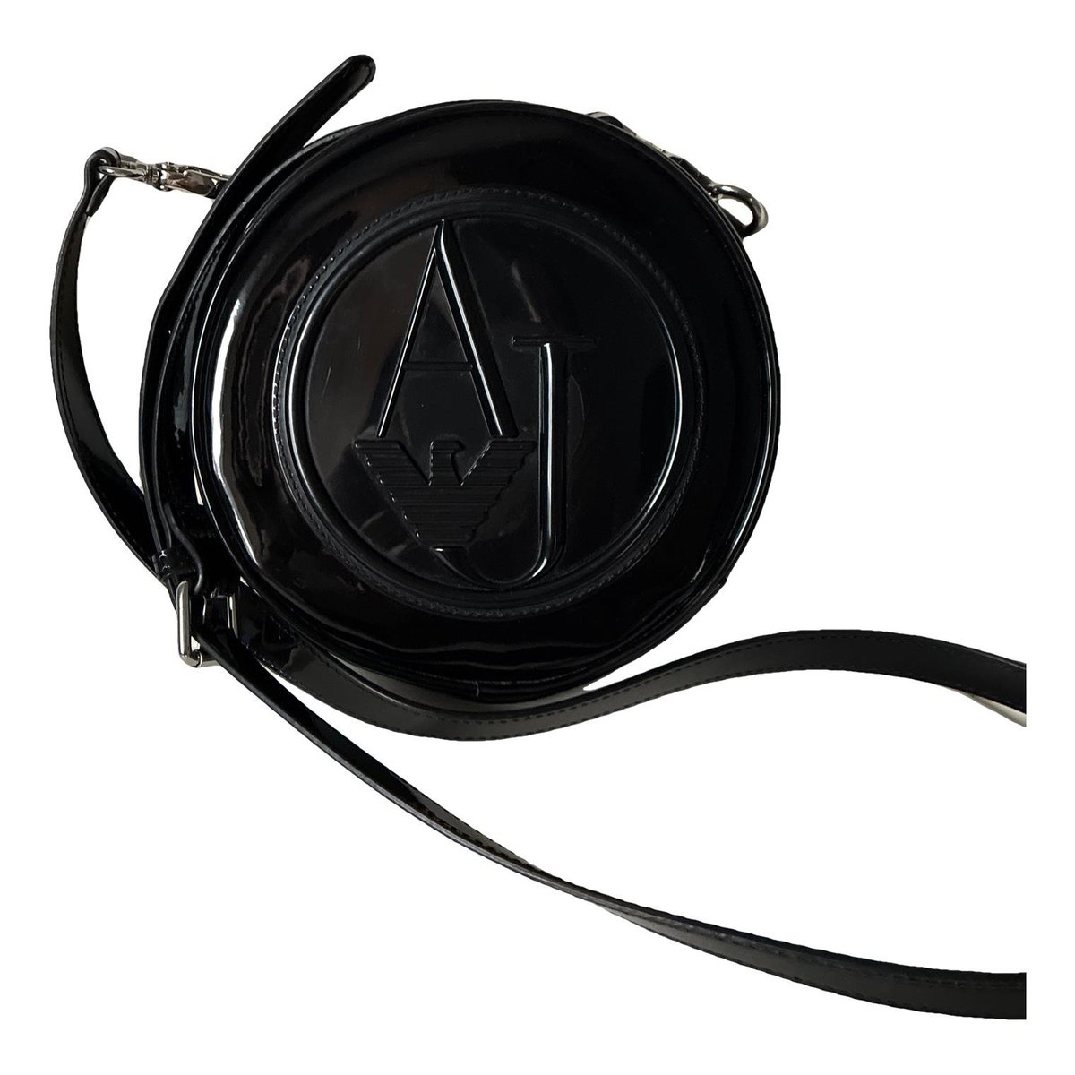 Patent leather crossbody bag