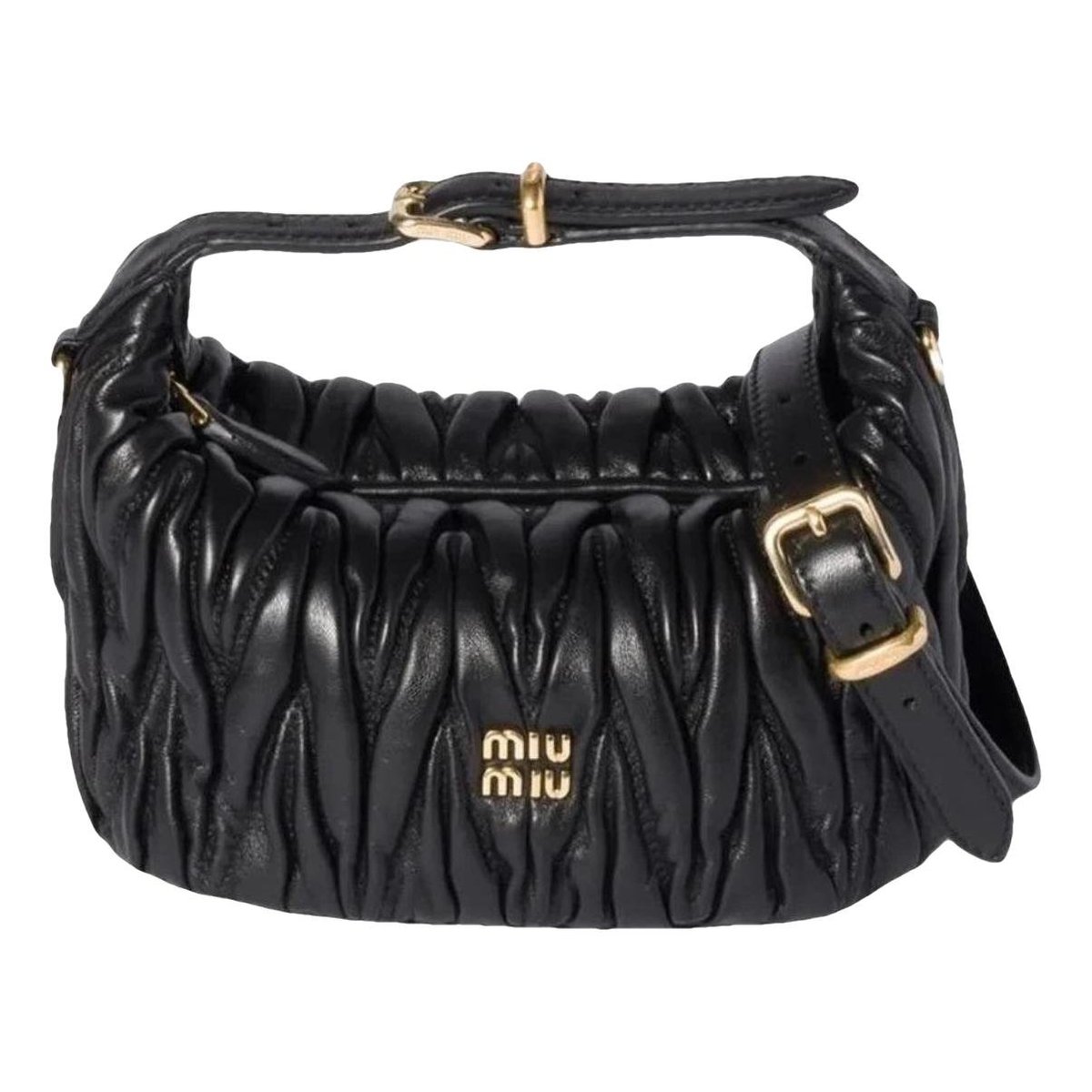 Matelassé leather handbag