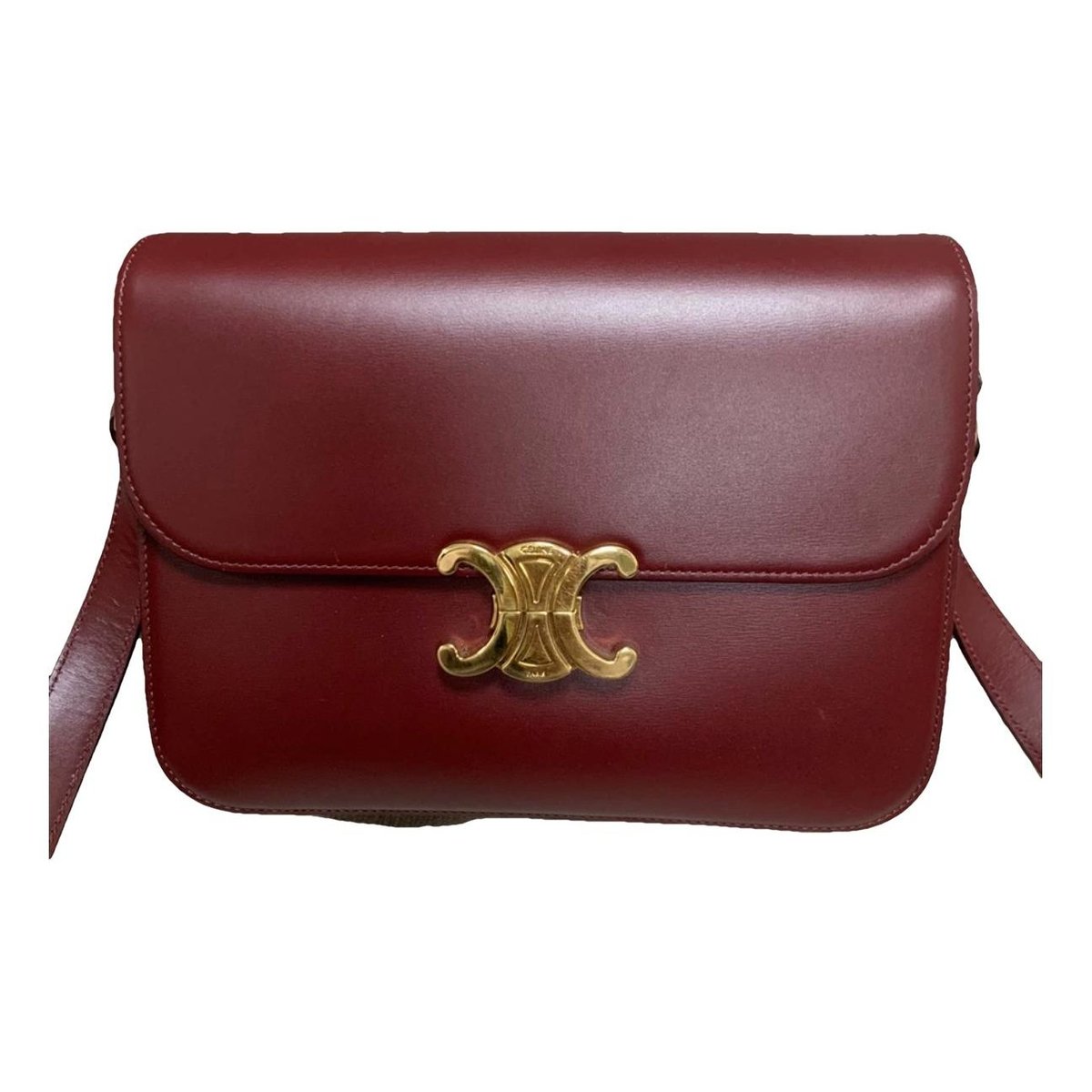 Triomphe leather handbag