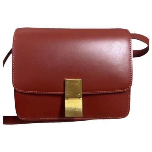 Classic leather crossbody bag