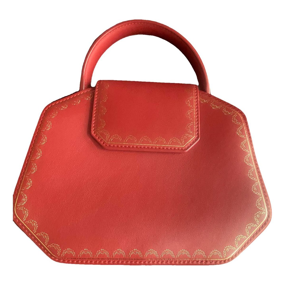 Guirlande leather handbag