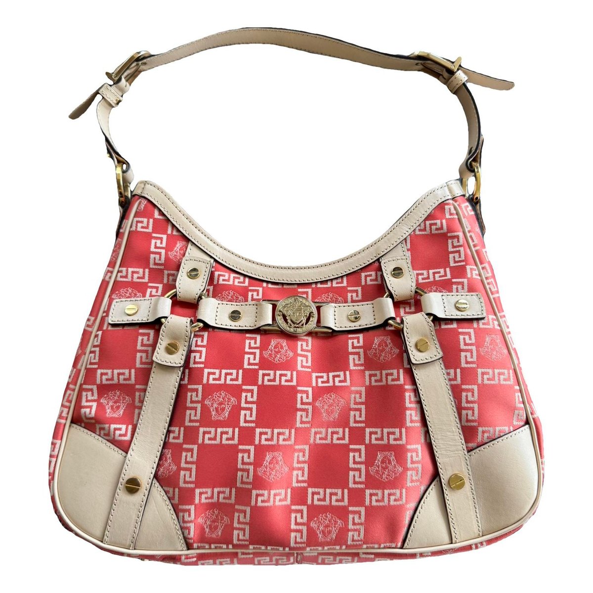 Greca Goddess cloth handbag