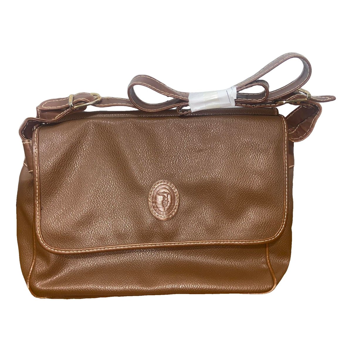 Leather clutch bag