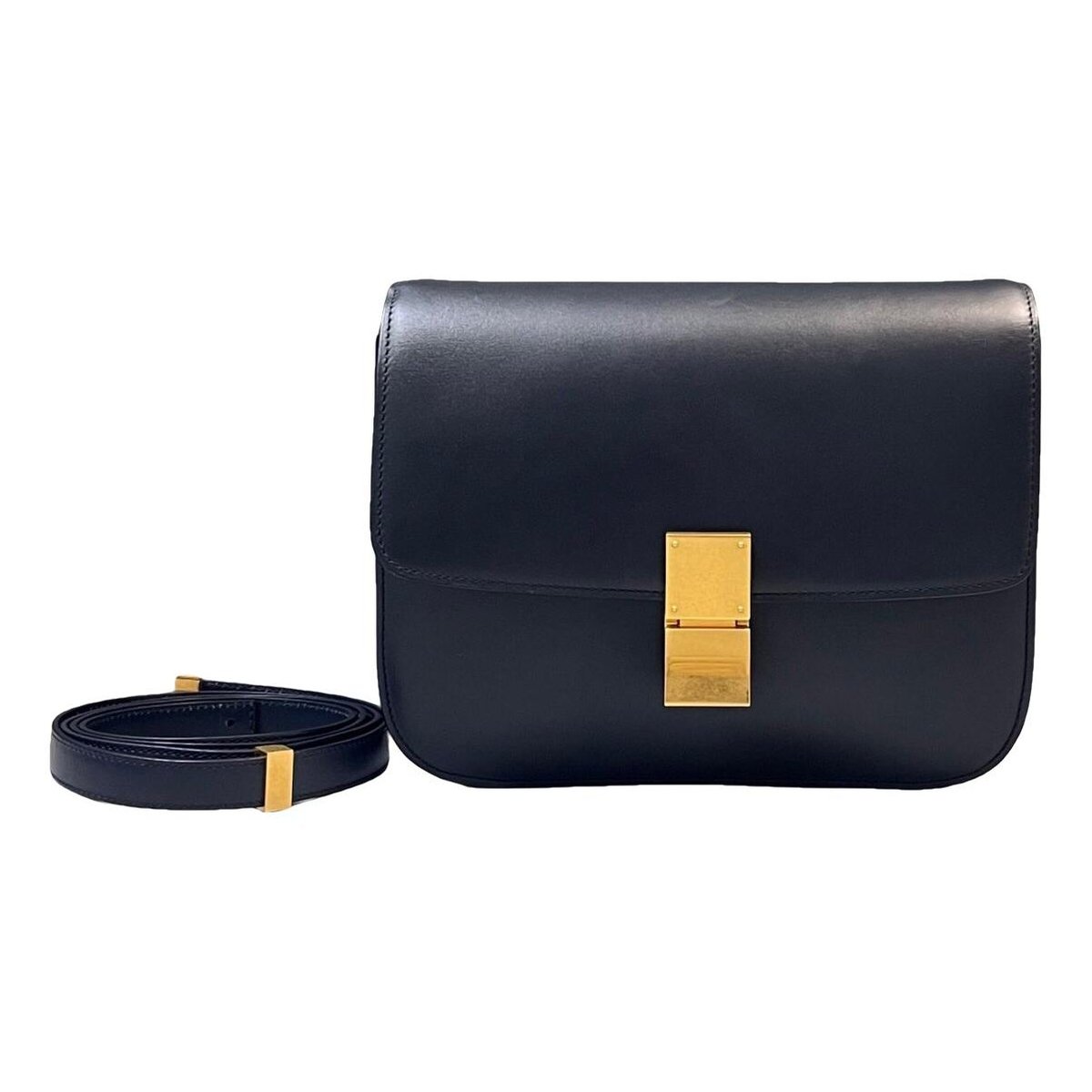 Classic leather crossbody bag