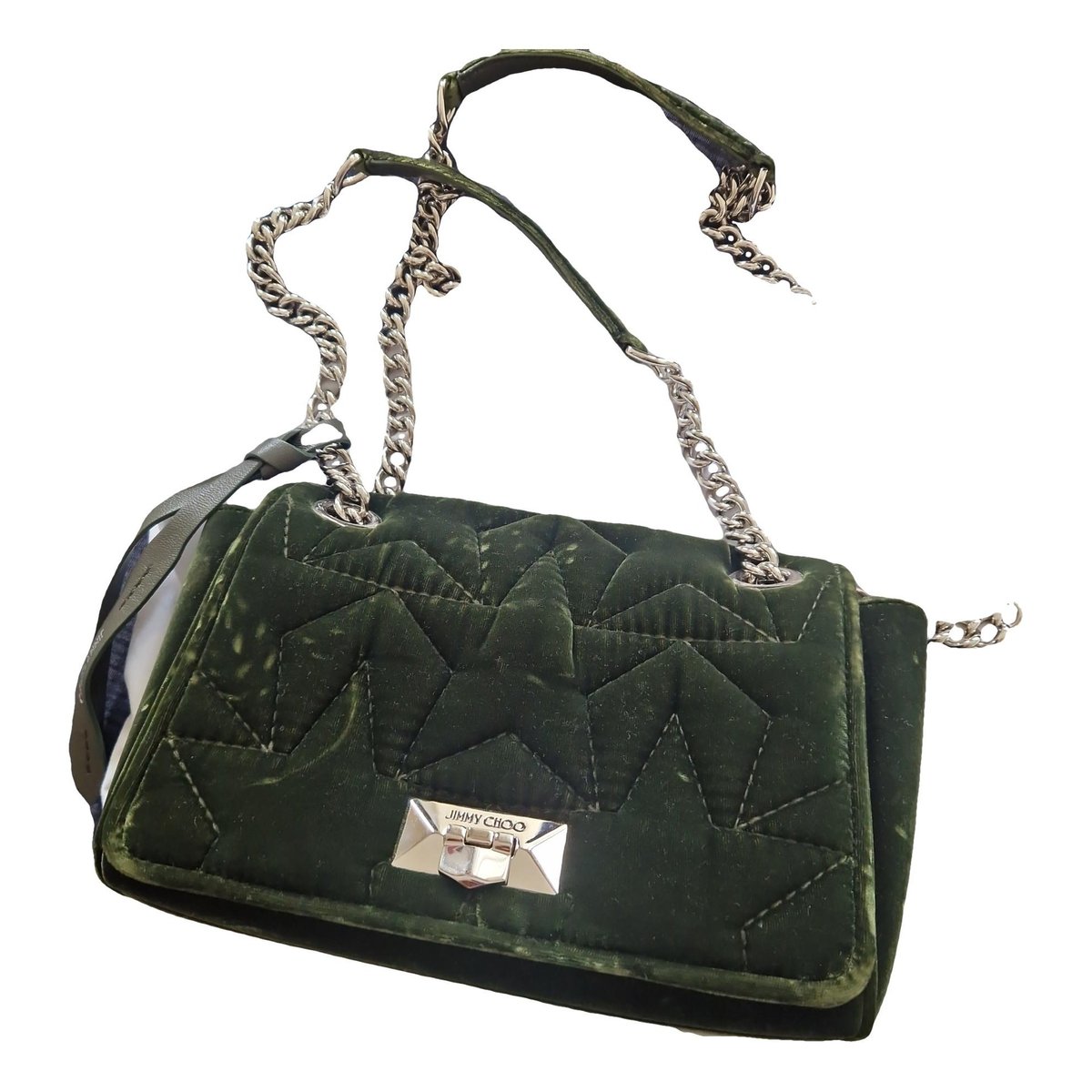 Avenue velvet handbag