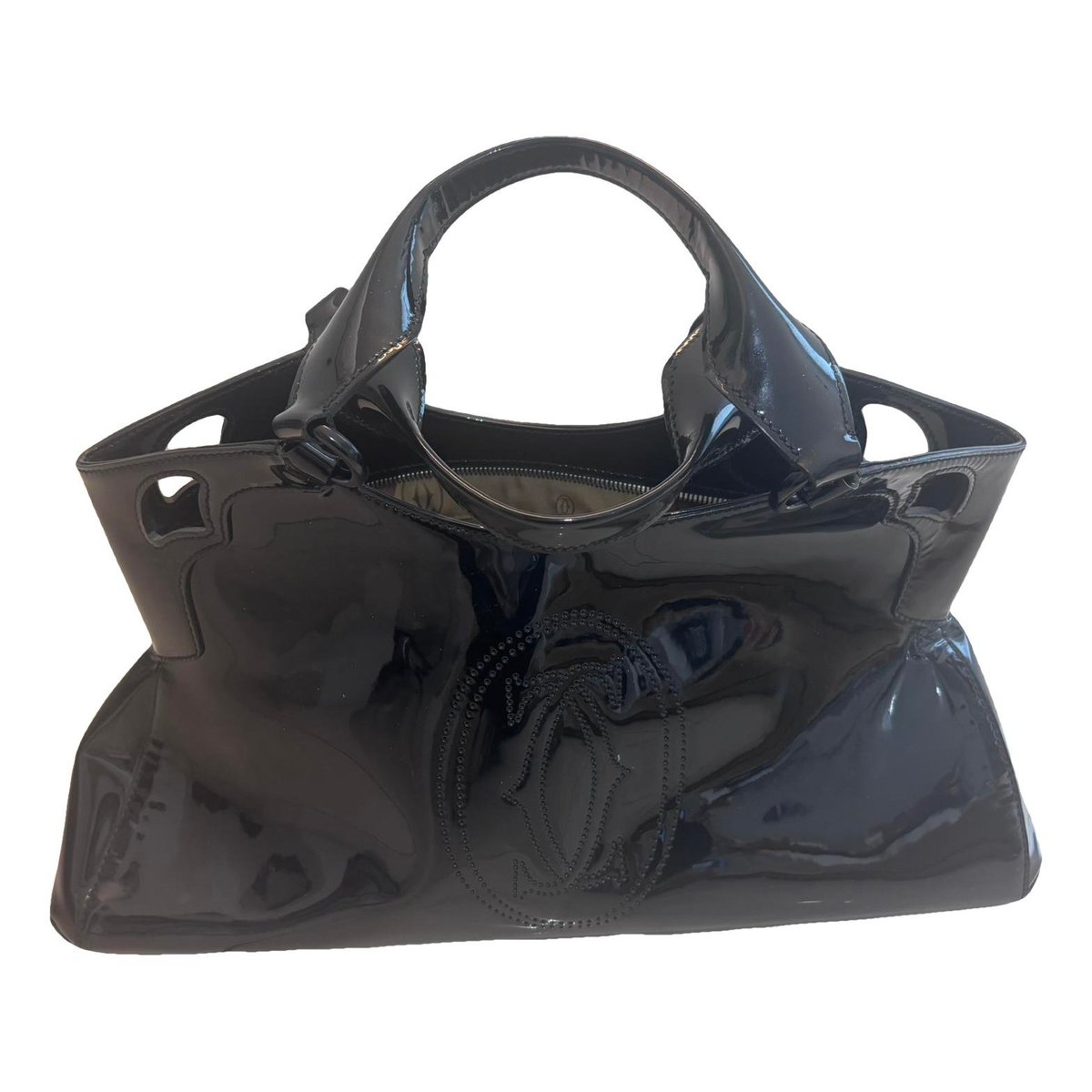 Marcello patent leather tote