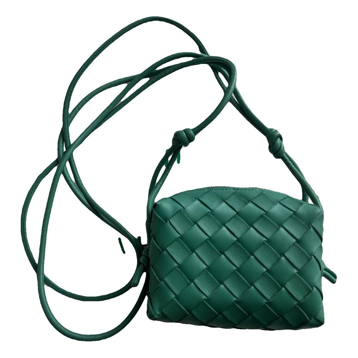 Loop leather crossbody bag