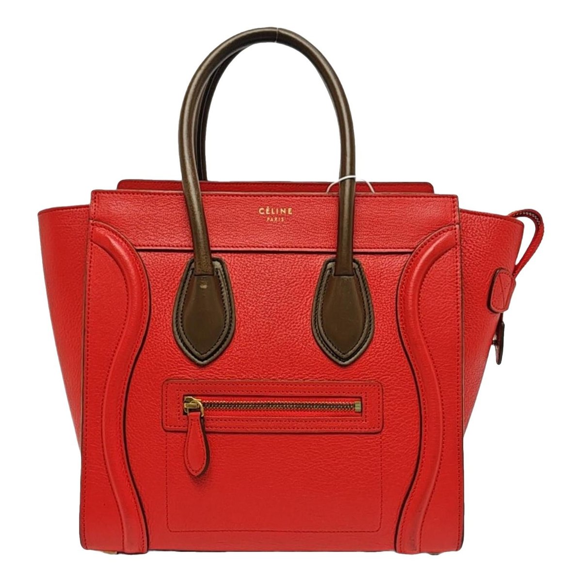 Luggage leather tote