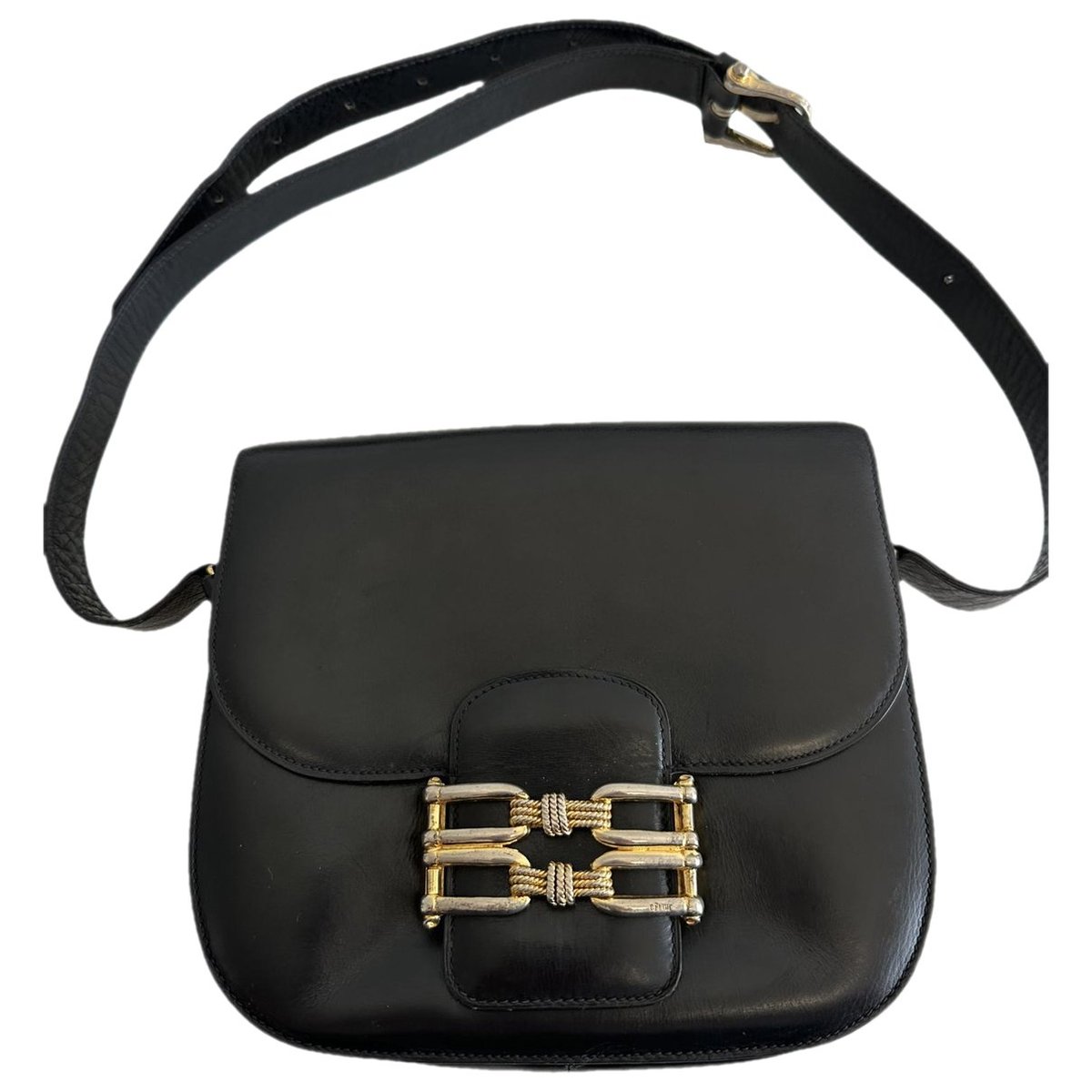 Triomphe leather crossbody bag