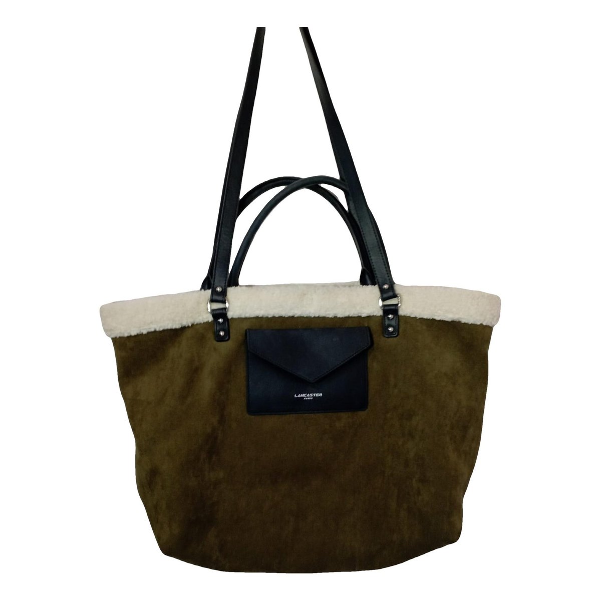 Faux fur handbag