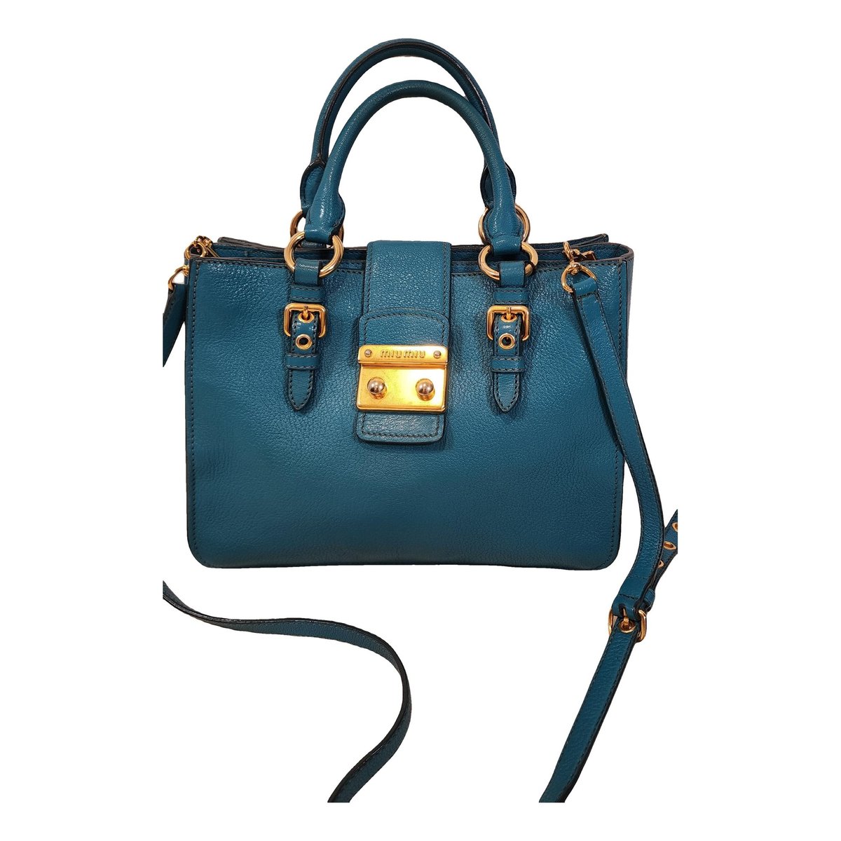 Madras leather crossbody bag
