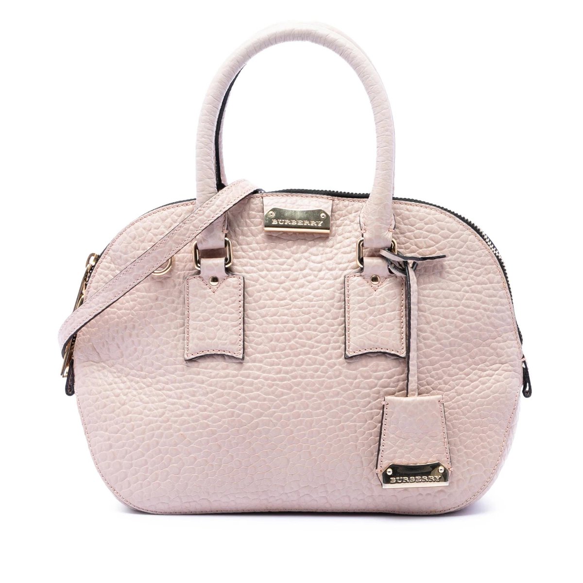 Orchard pony-style calfskin bowling bag