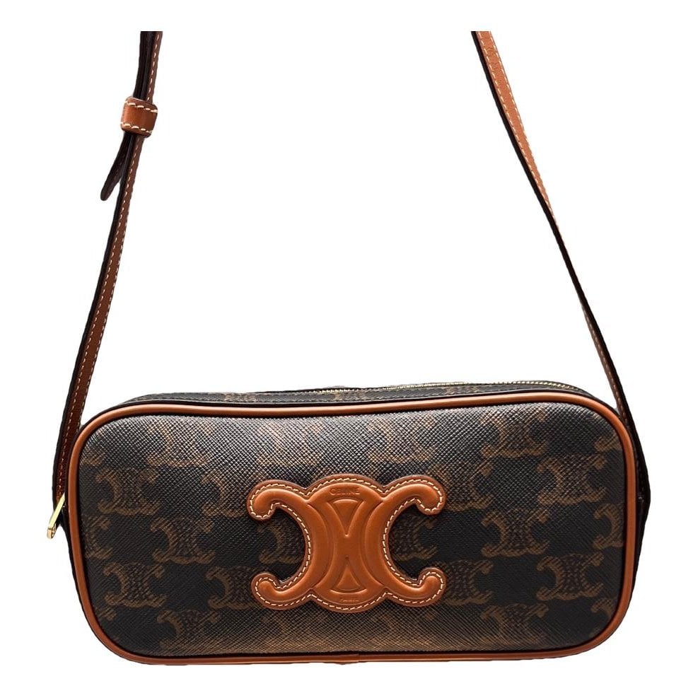 Triomphe leather handbag