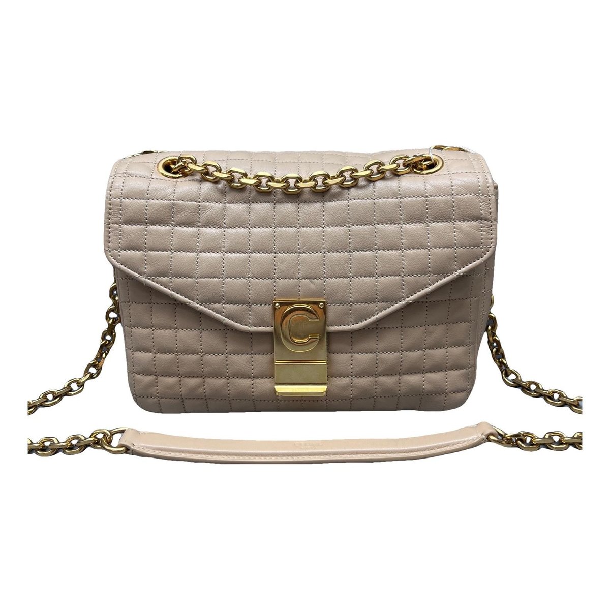 C bag leather handbag