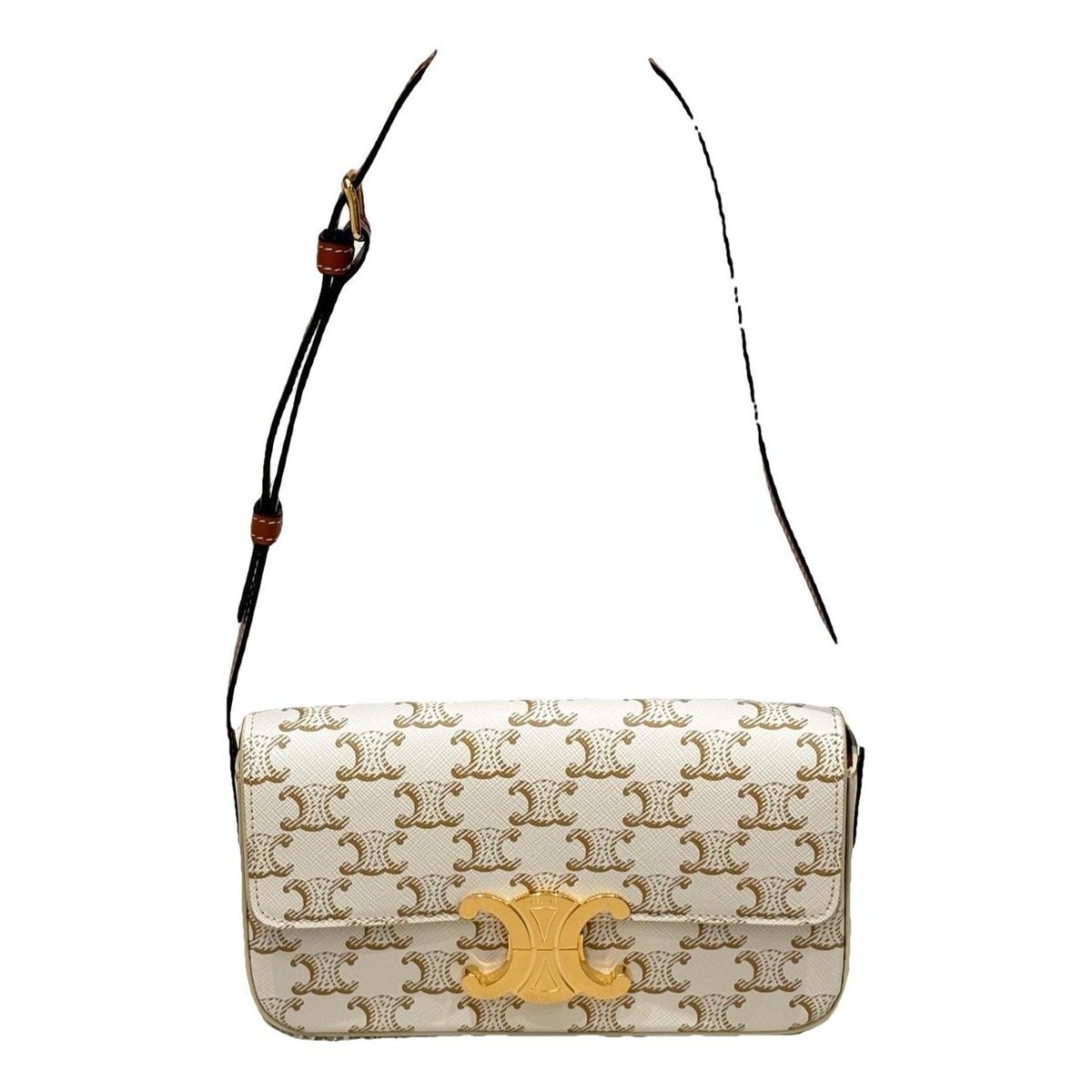 Triomphe Long leather handbag
