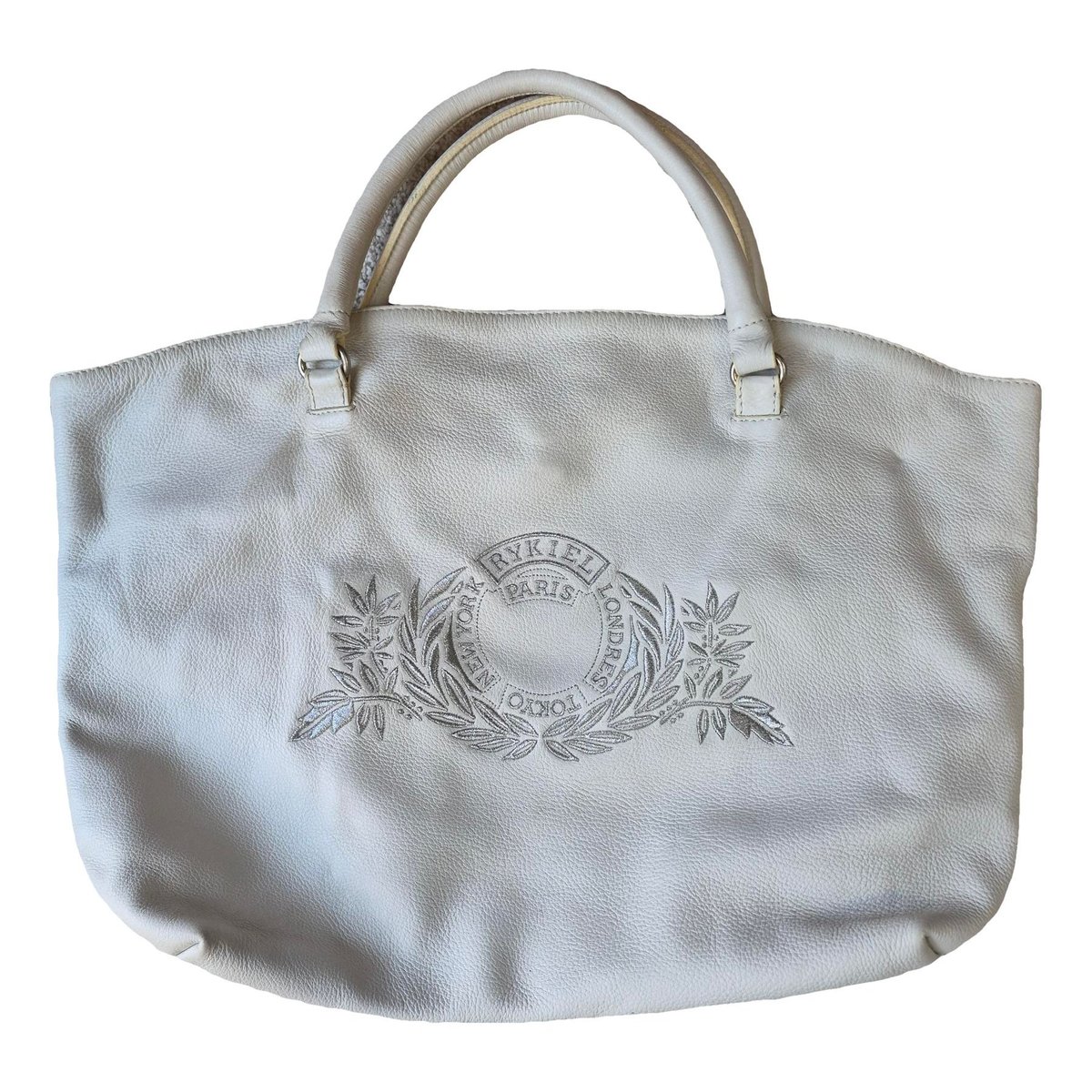 Leather tote