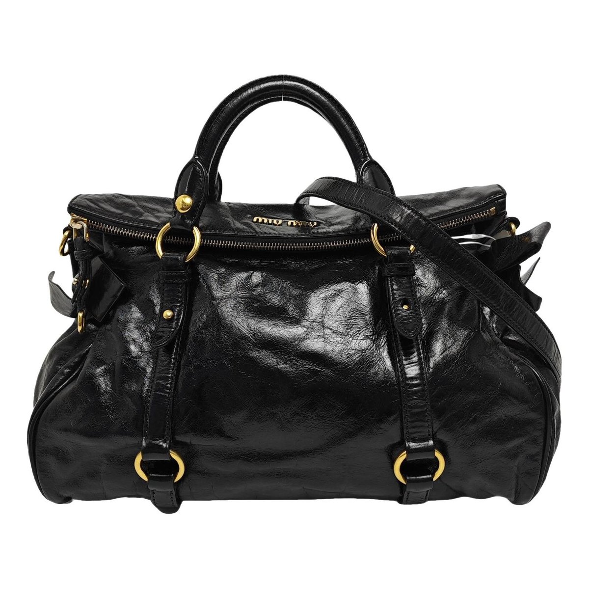 Vitello leather crossbody bag