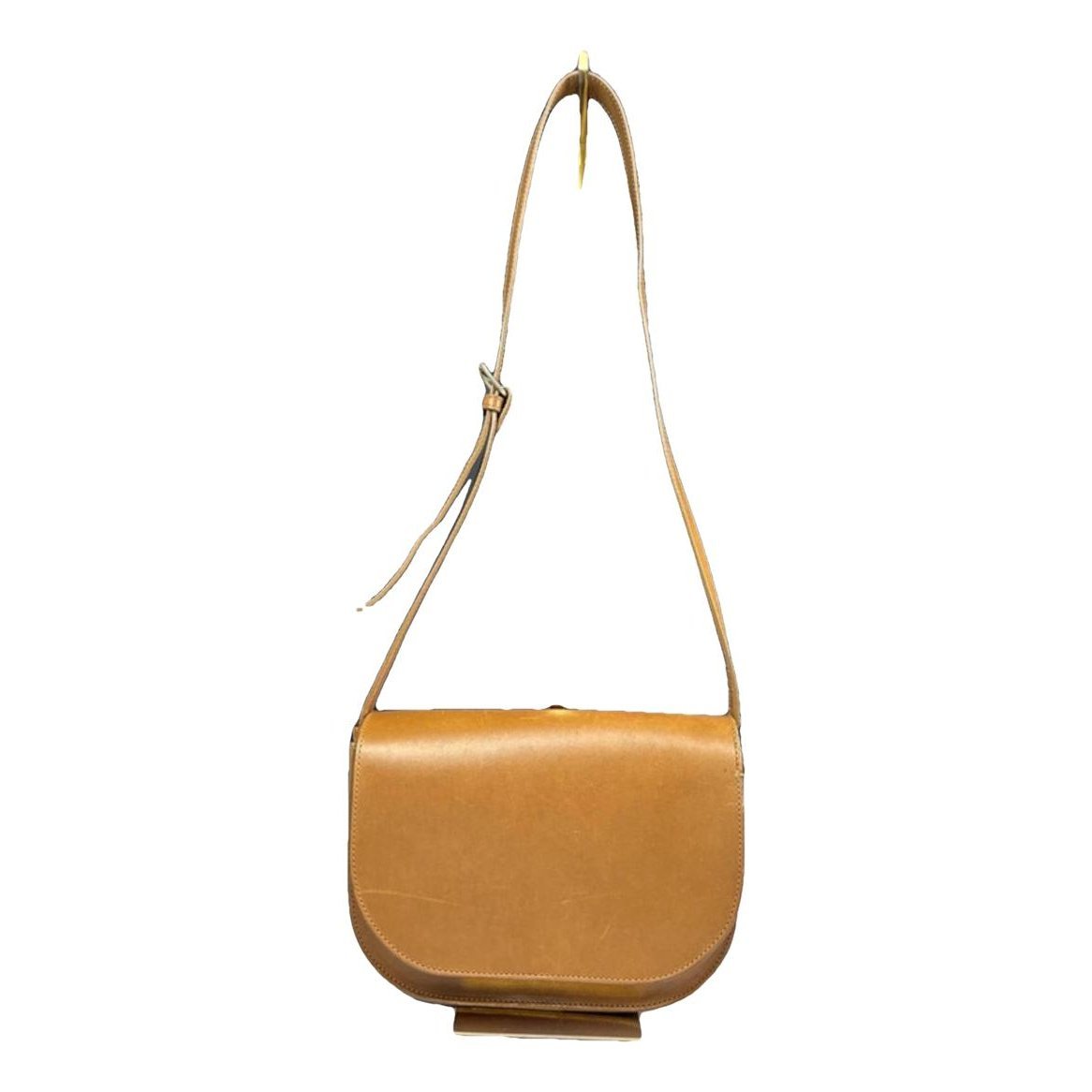 Demi-lune leather crossbody bag