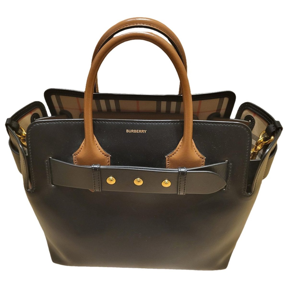 The Belt leather handbag