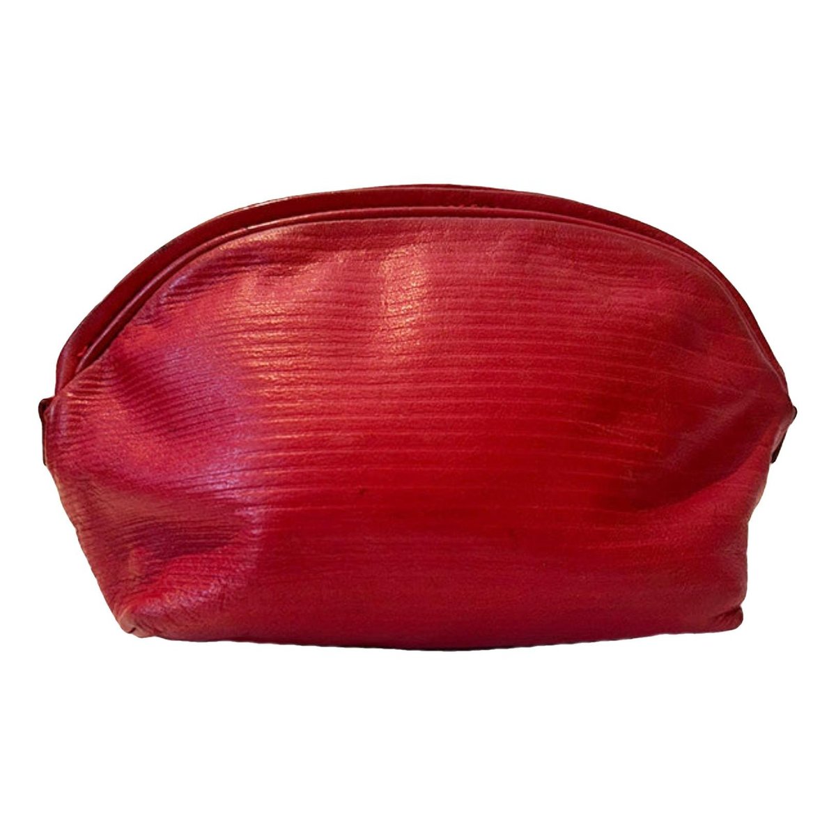 Leather clutch bag