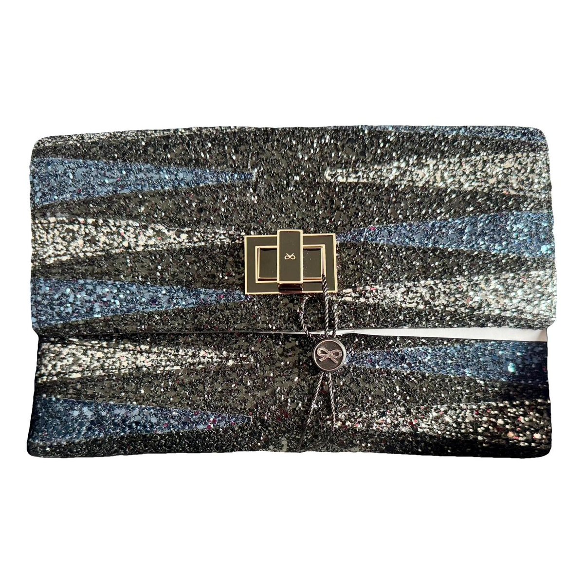 Glitter clutch bag