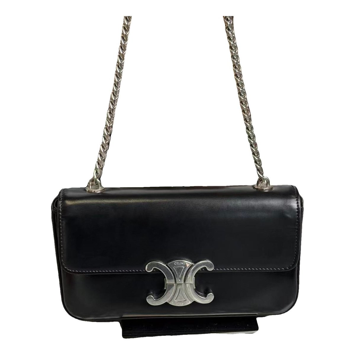 Triomphe Long leather handbag