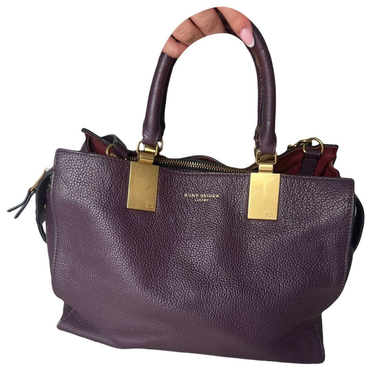 Leather handbag