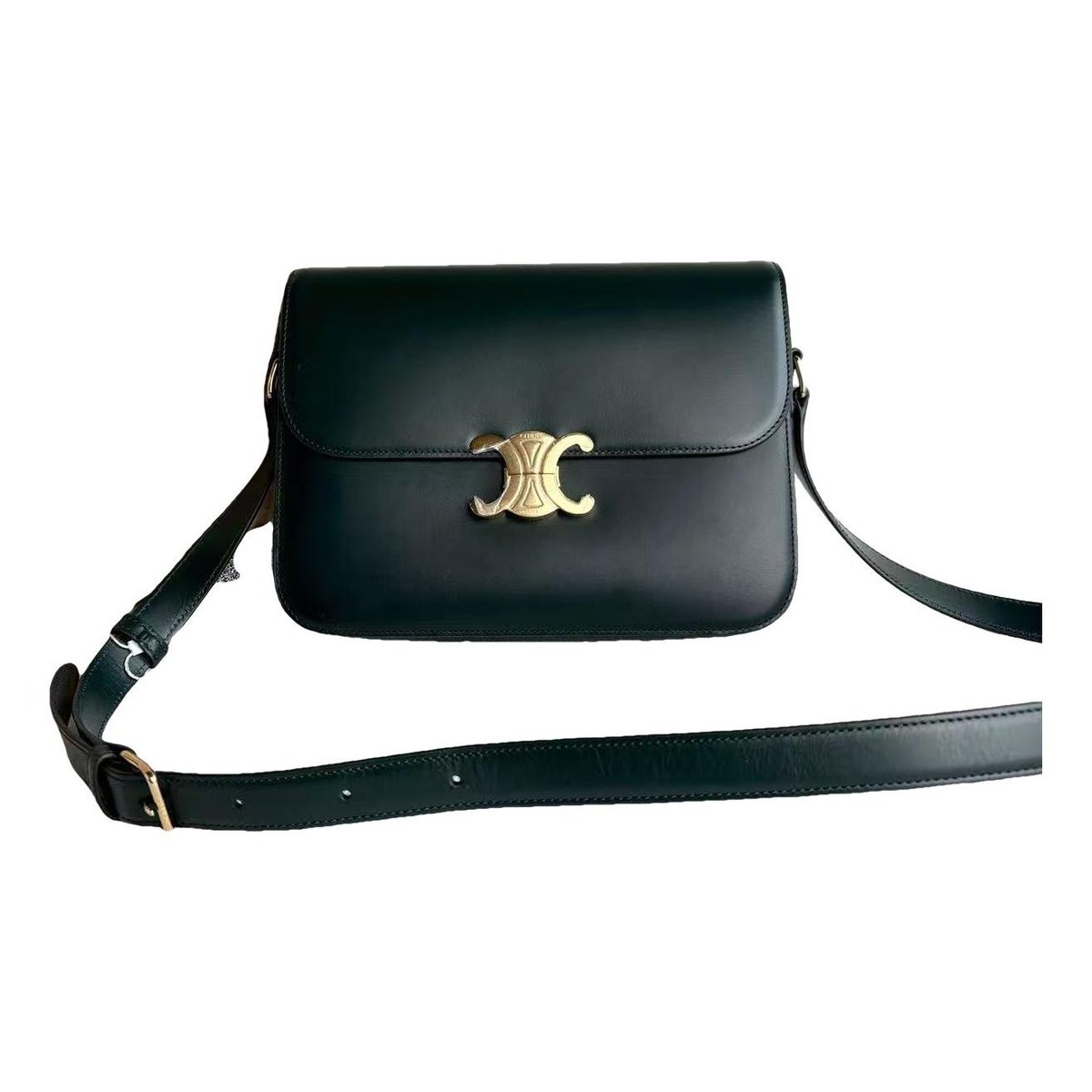 Triomphe leather handbag
