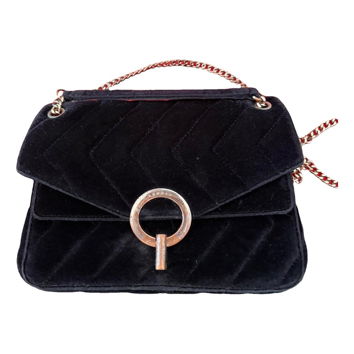 Yza velvet handbag