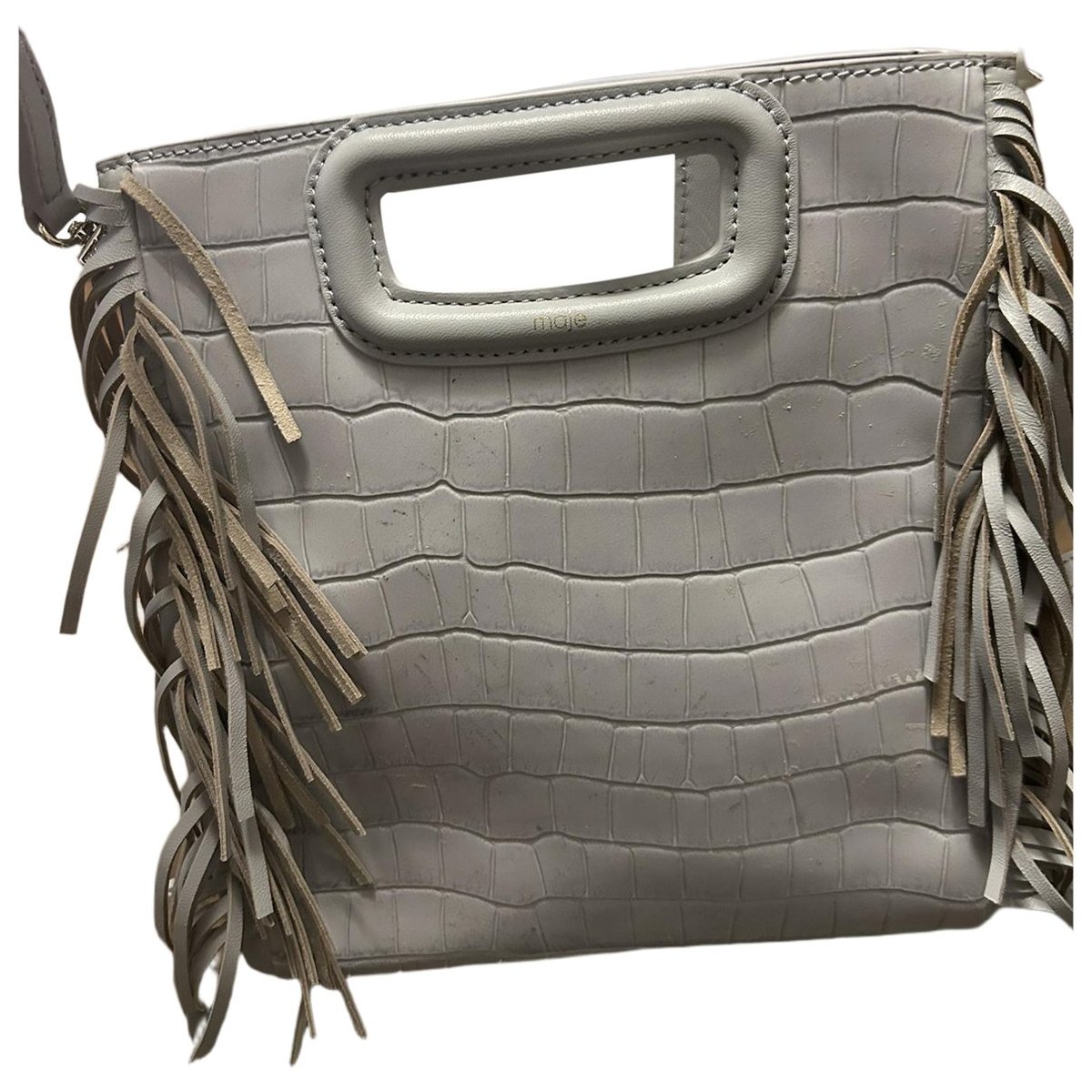 Sac M leather crossbody bag