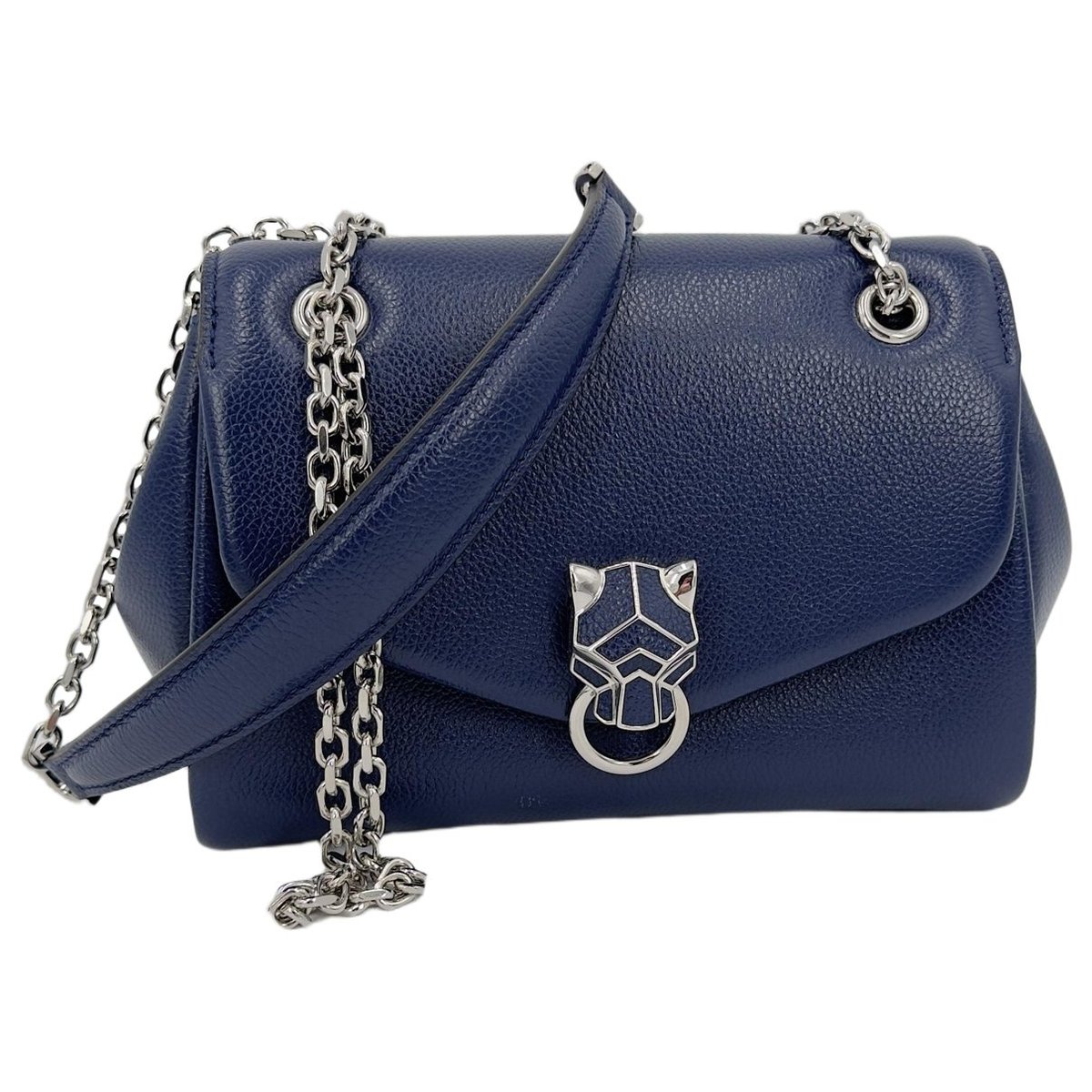 Panthère leather handbag
