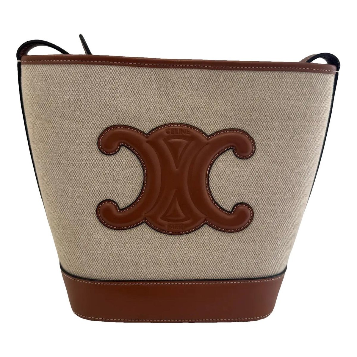 Triomphe leather handbag