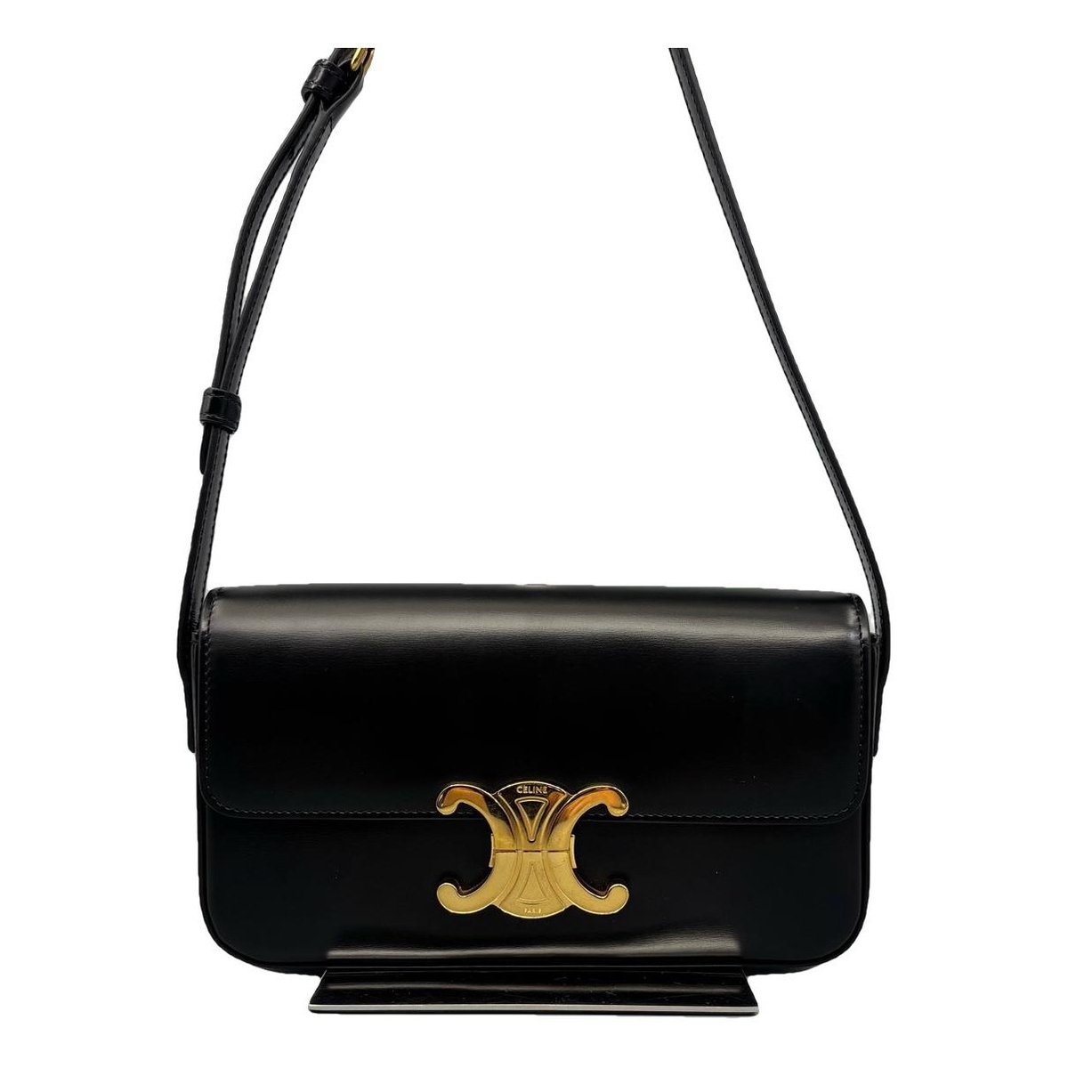 Triomphe leather handbag