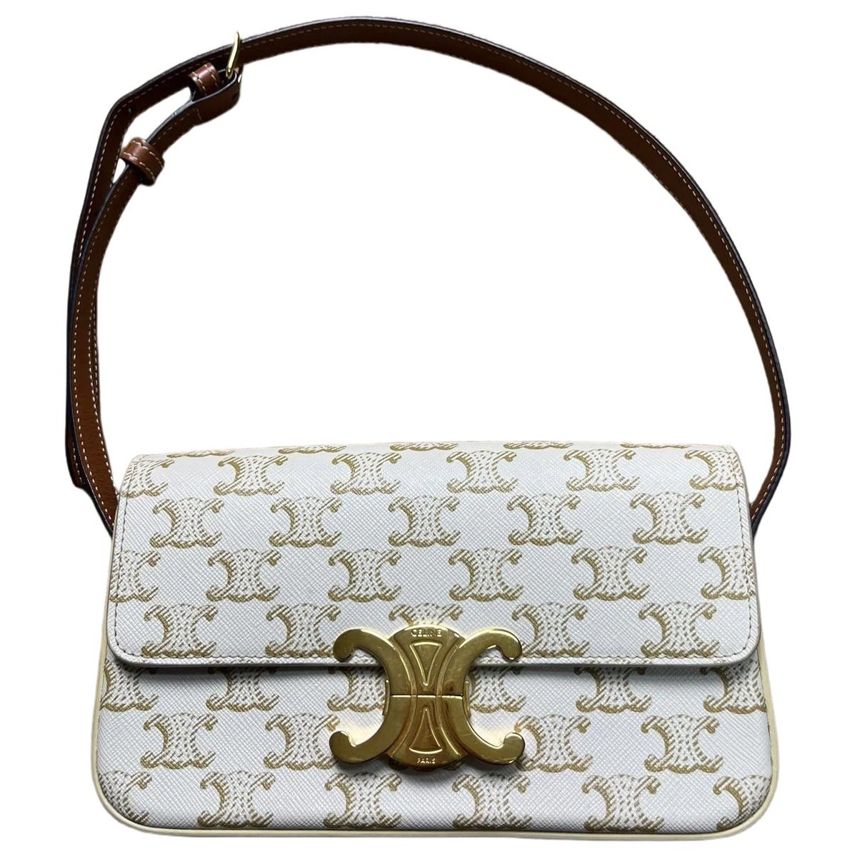 Triomphe Long vinyl handbag