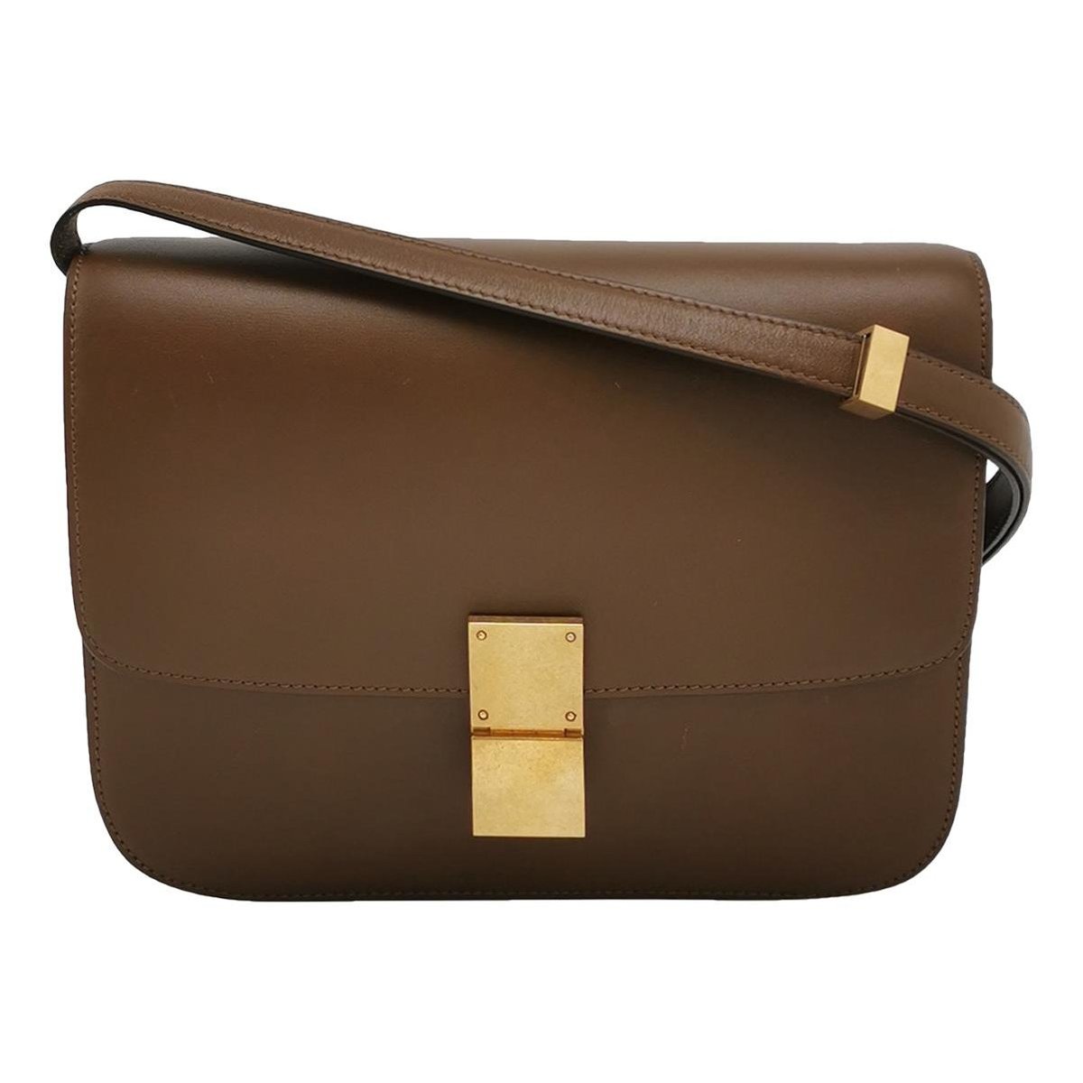 Classic leather crossbody bag
