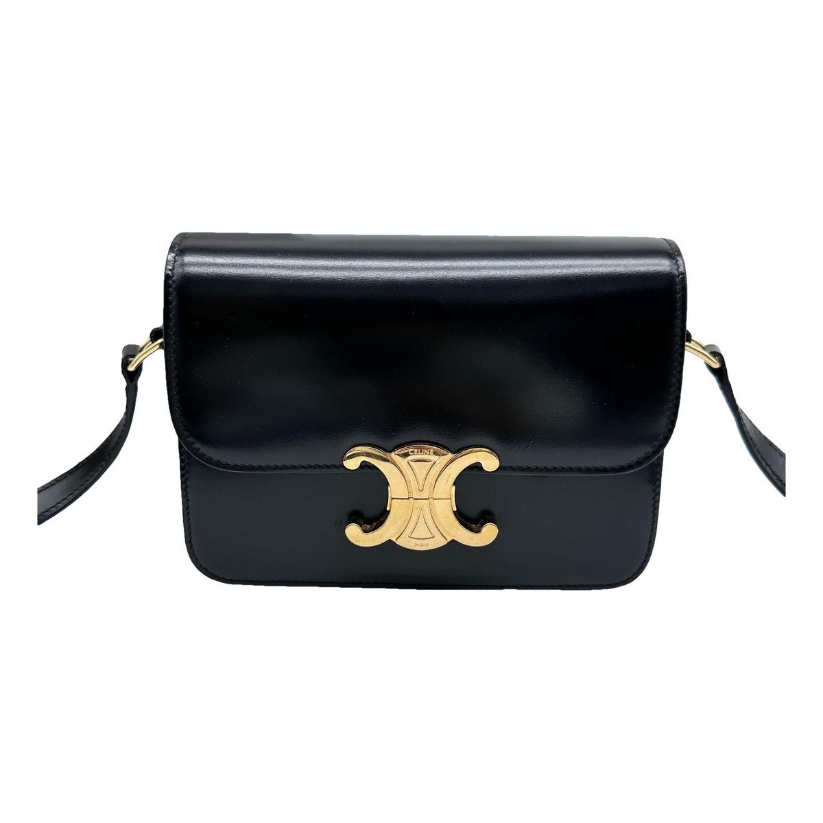 Triomphe leather handbag