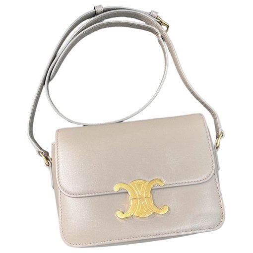 Triomphe leather handbag