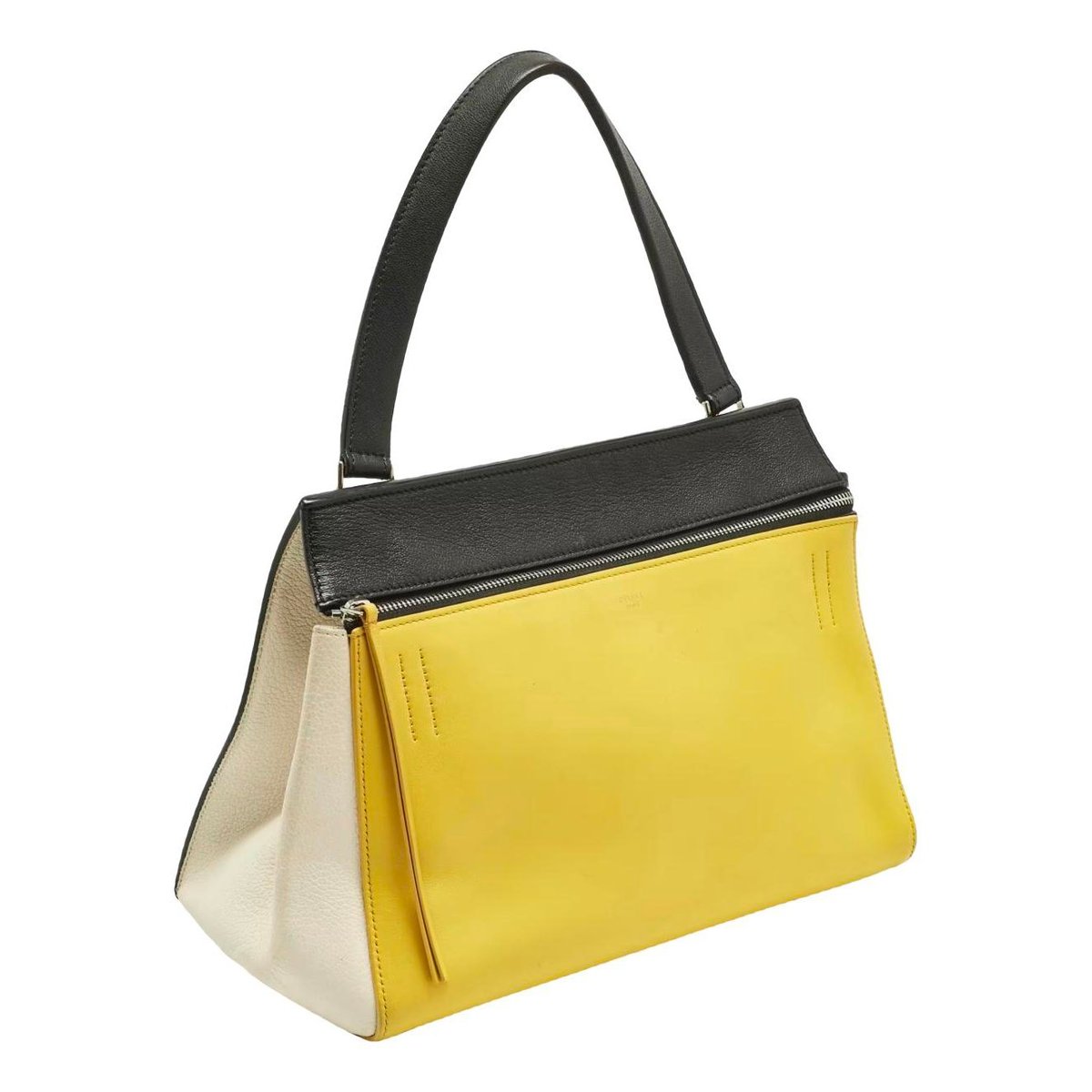 Edge leather handbag