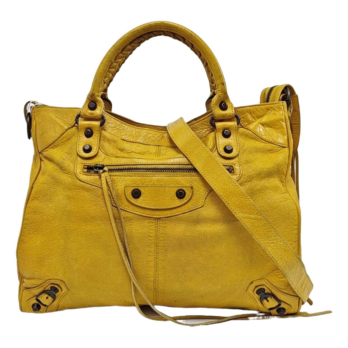 City leather crossbody bag